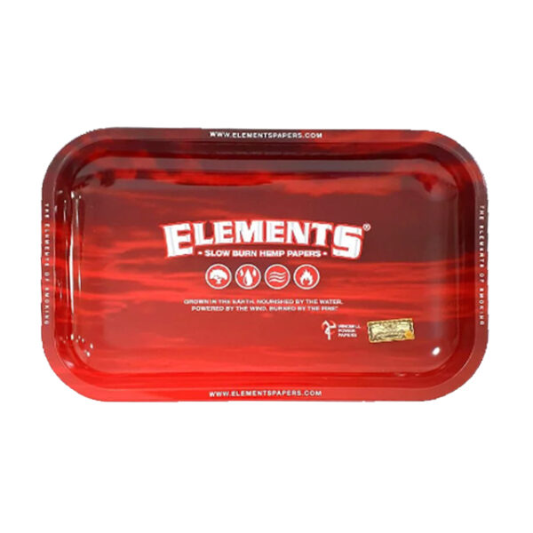 Bandeja de Metal Elements Red Tray M