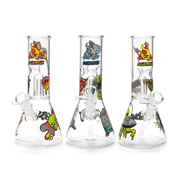 Bong de Vidro Squadrfum Glass Ice Stickers