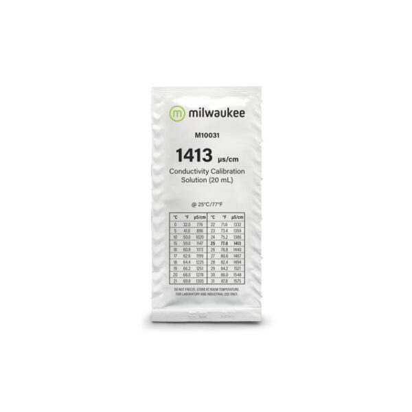 Sachê Solução de Condutividade 1413 µs/cm - Milwaukee - 20ml